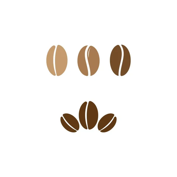 Logo granos de café — Vector de stock