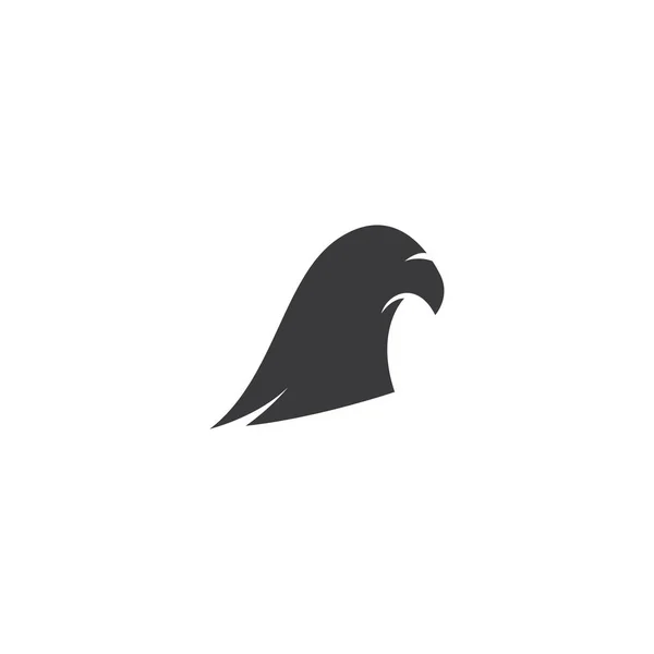 Шаблон логотипа птицы-сокола — стоковый вектор