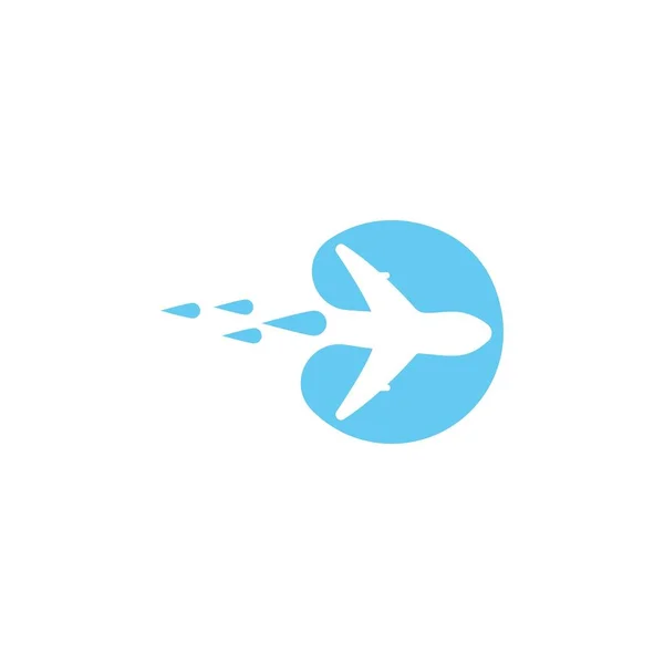Plane logo vektor — Stock vektor