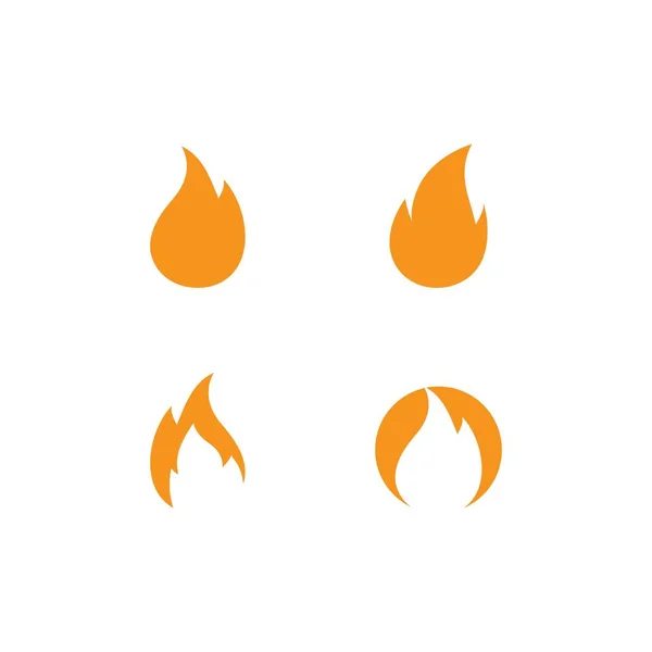 Plamen ohně Logo — Stockový vektor