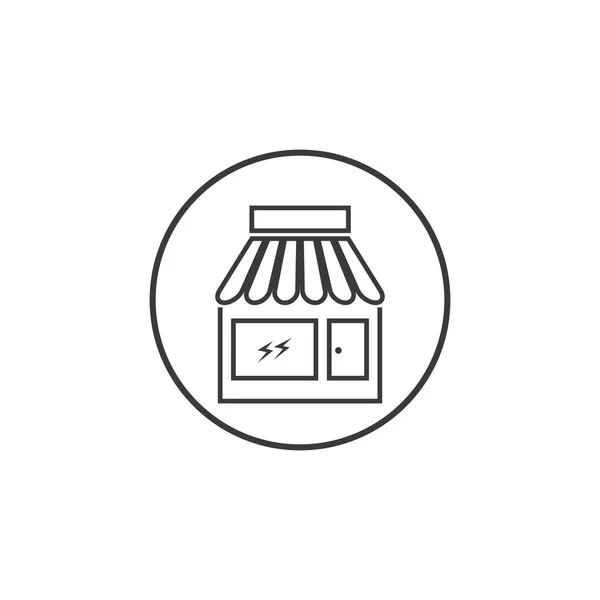 Icona del negozio — Vettoriale Stock