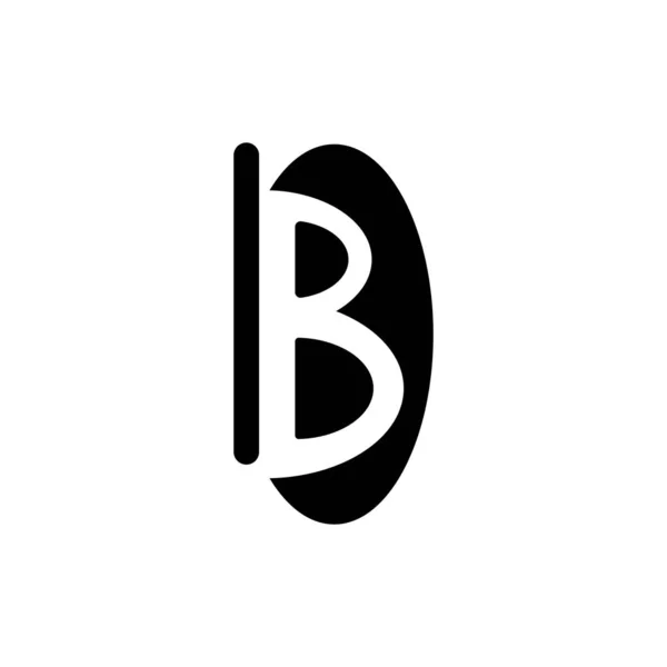 B Alphabet lettre — Image vectorielle