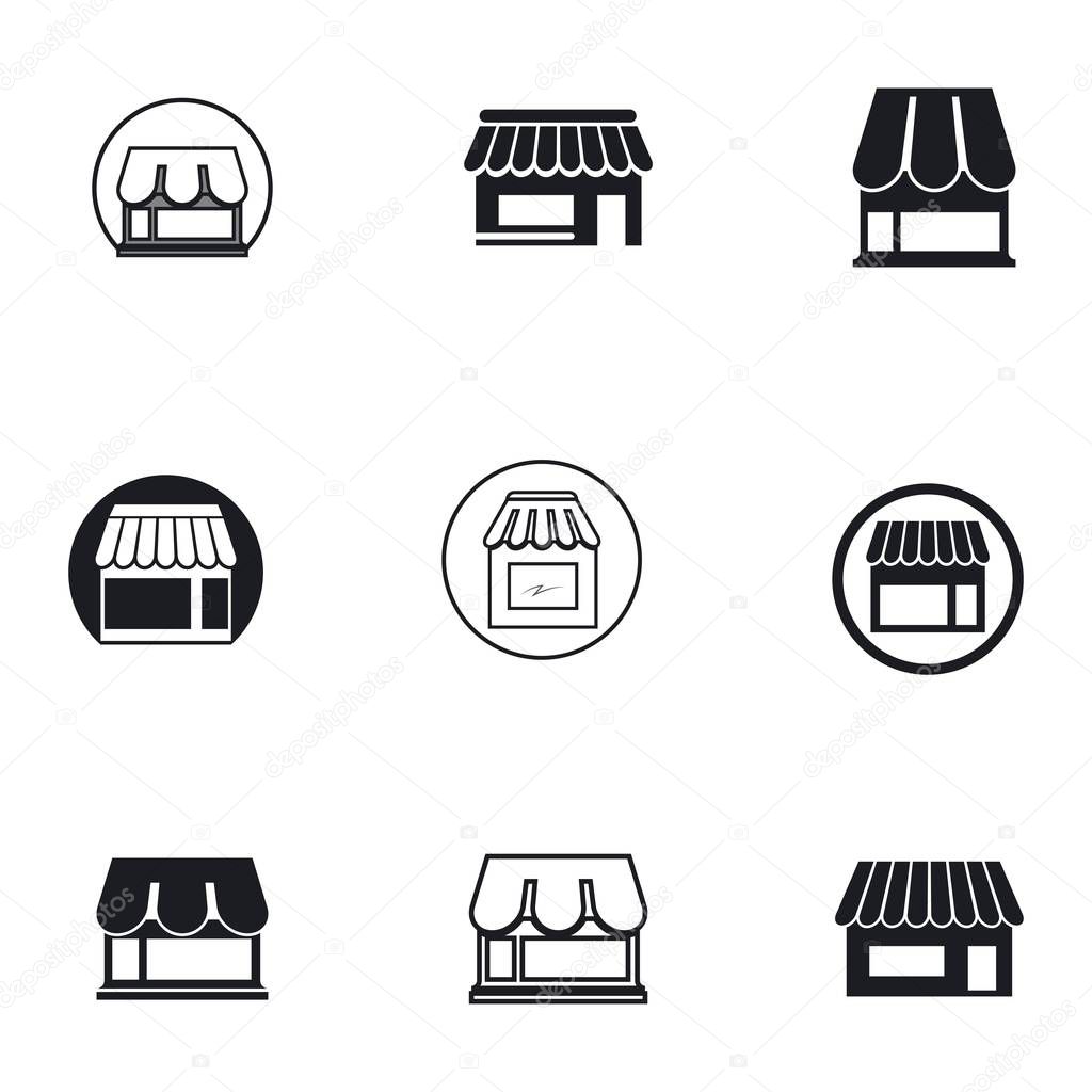 Store icon template vector design