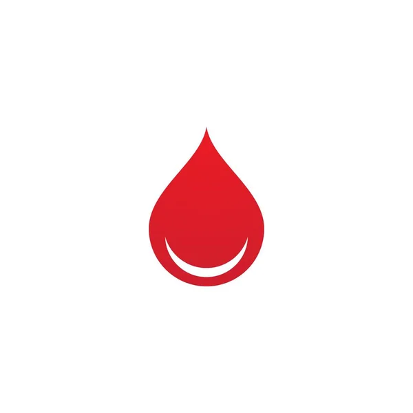 Blood ilustration logo vektor — Stock vektor