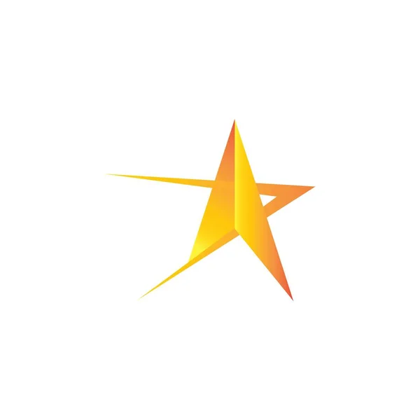 Plantilla logo estrella — Archivo Imágenes Vectoriales