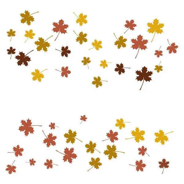Latar belakang daun musim gugur - Stok Vektor