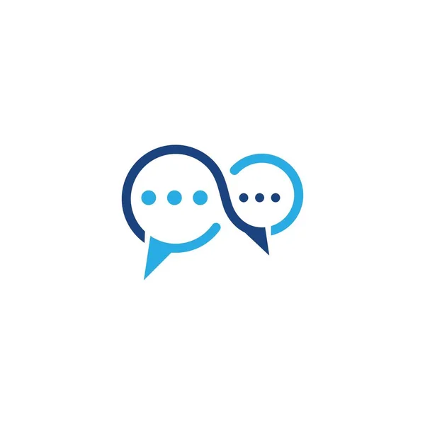 Konuşma balonu logosu — Stok Vektör