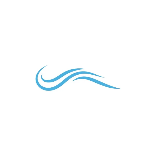 水の波のロゴ — ストックベクタ