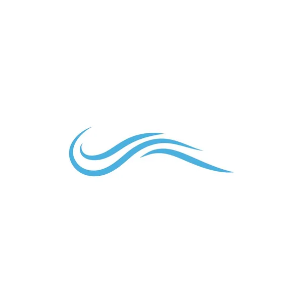 Logo der Wasserwelle — Stockvektor