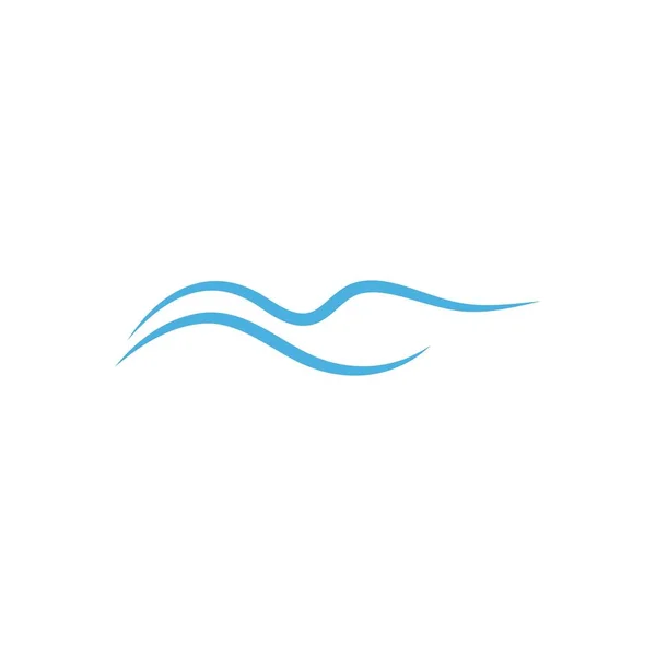 Logo der Wasserwelle — Stockvektor