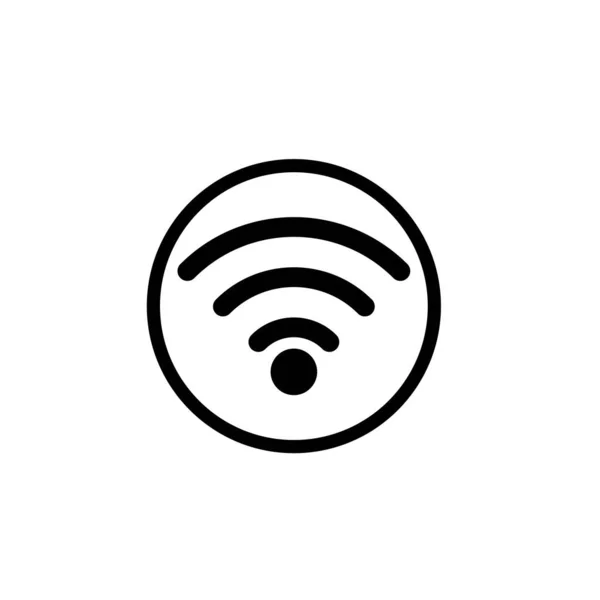 Kablosuz Logo Şablonu — Stok Vektör