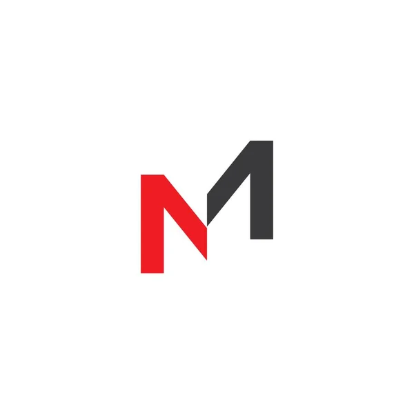 M lettera logo — Vettoriale Stock