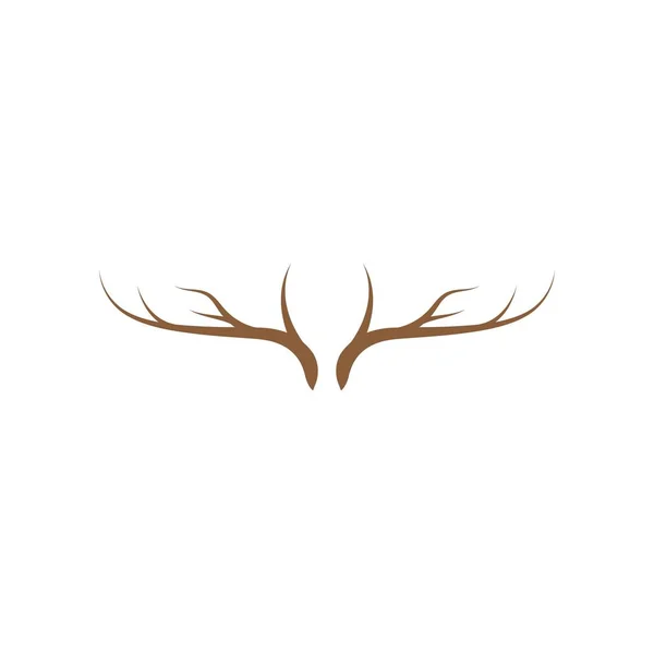 Antler ilustration logo vector — Stock Vector