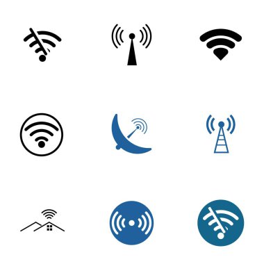 Kablosuz Logo şablonu 