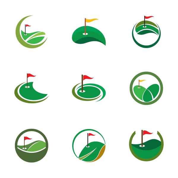 Golf Logo sjabloon — Stockvector