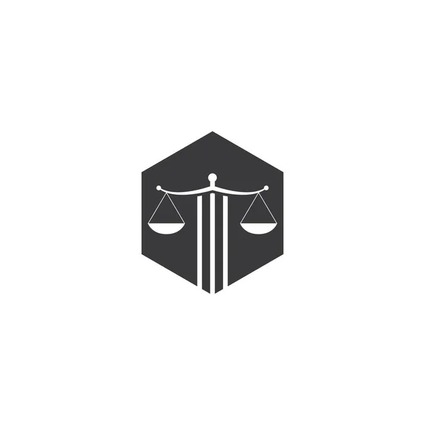Échelle Logo du cabinet d'avocats ilustration — Image vectorielle