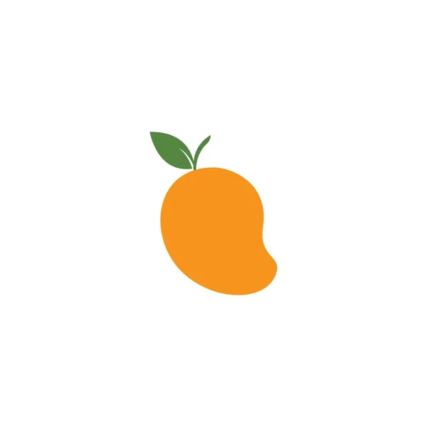 Mango logotyp platt design — Stock vektor