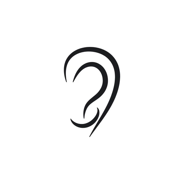 Mal for hørelogikk – stockvektor