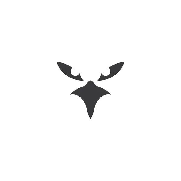 Falcon modèle de logo d'oiseau aigle — Image vectorielle