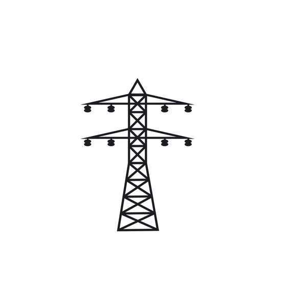 Logotipo de la torre electrikal — Vector de stock