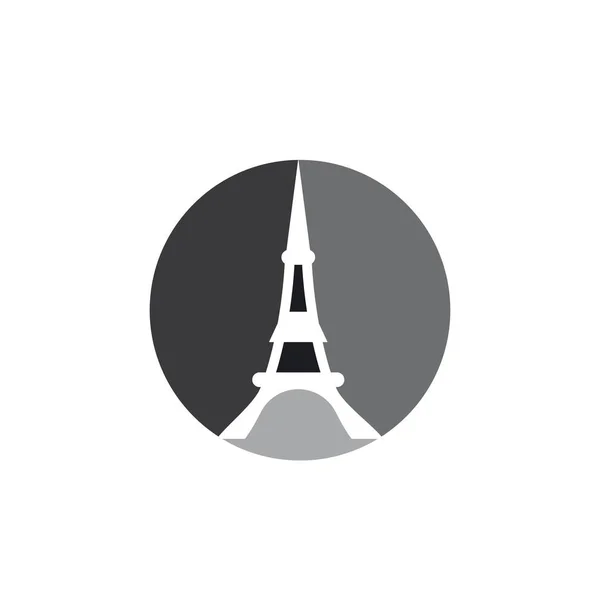 Logotipo da torre eifel — Vetor de Stock