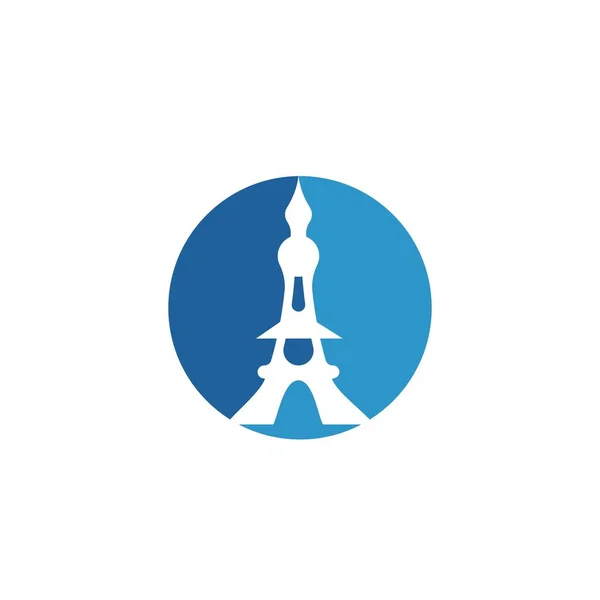 Logo torre eifel — Archivo Imágenes Vectoriales