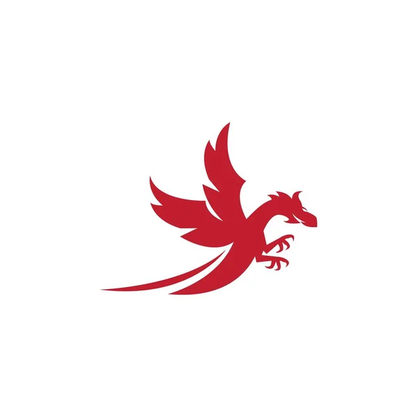 Sárkány logó — Stock Vector