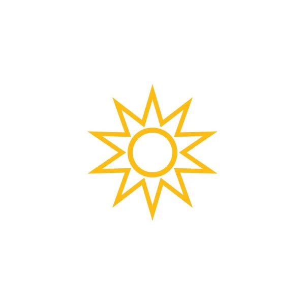 太阳光泽标志 — 图库矢量图片