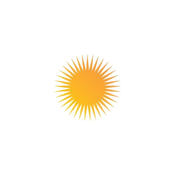 Güneş ılustration logosu — Stok Vektör