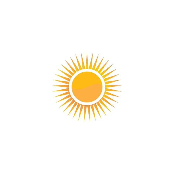 Güneş ılustration logosu — Stok Vektör