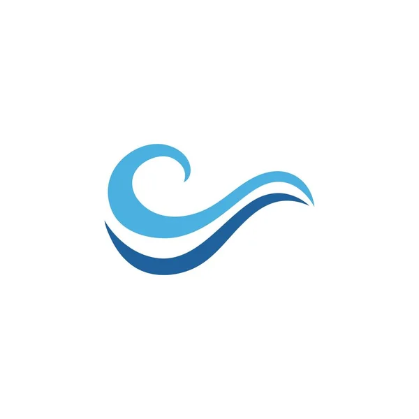 Logo vague d'eau — Image vectorielle