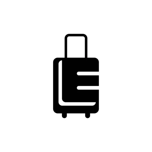 Suitcase Icon Vector Illustration Template — Stock Vector