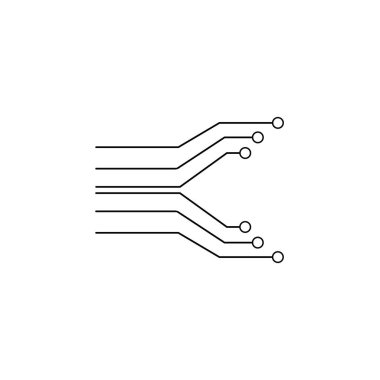 devre logo vektör şablonu tasarımı