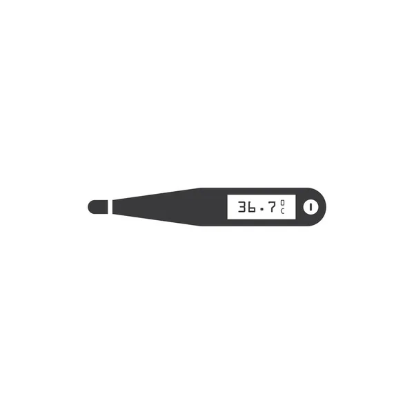 Thermometer Symbol Vektor Illustration Flaches Design — Stockvektor