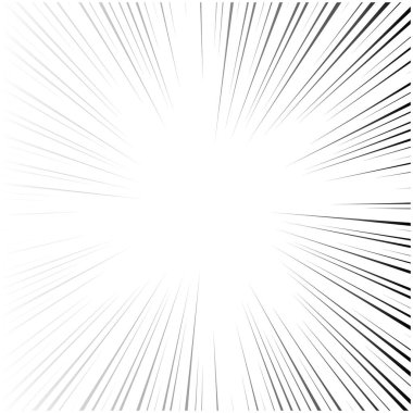 Çizgi roman biçimi arkaplan yarım ton hız çizgisi güç vektörü tasarımı