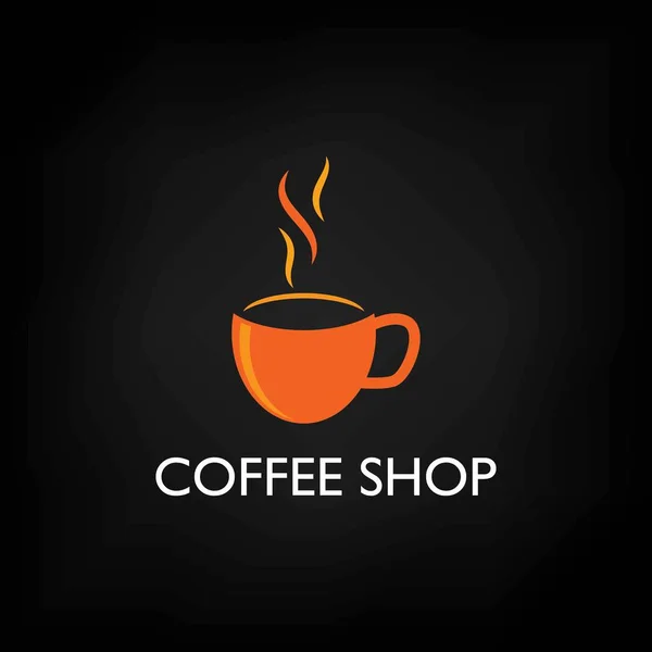 Coffee Shop Logo Template Vector Icon Design — Stock Vector