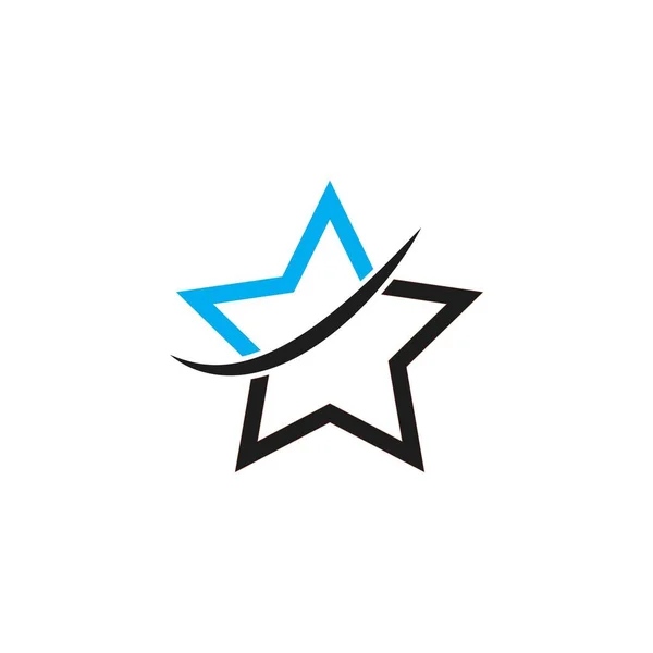 Star Logo Modello Icona Vettoriale Illustrazione Design — Vettoriale Stock