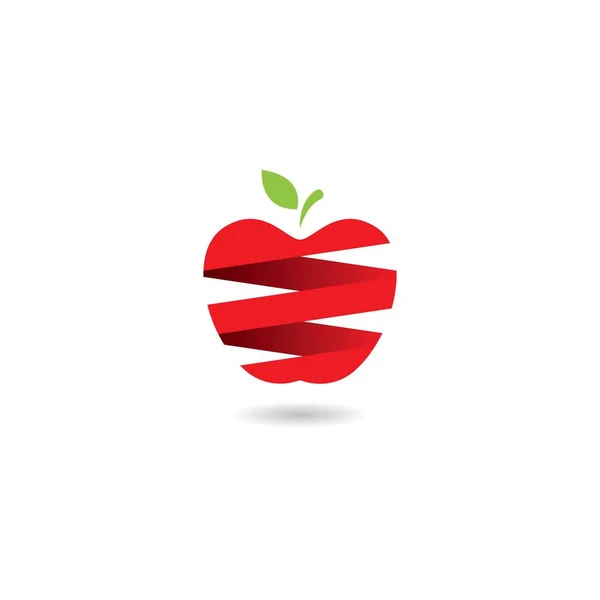 Ilustração Apple Ilustração Logotipo Vetor Ilustração — Vetor de Stock