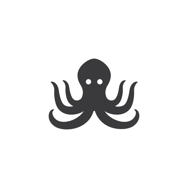 Pulpo Logotipo Ilustración Vector Plantilla — Vector de stock