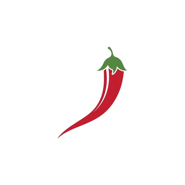 Chili Illustratie Logo Vector Template — Stockvector