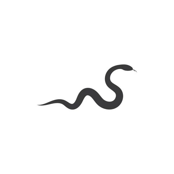 Modello Ilustrazione Vettoriale Del Logo Del Serpente — Vettoriale Stock