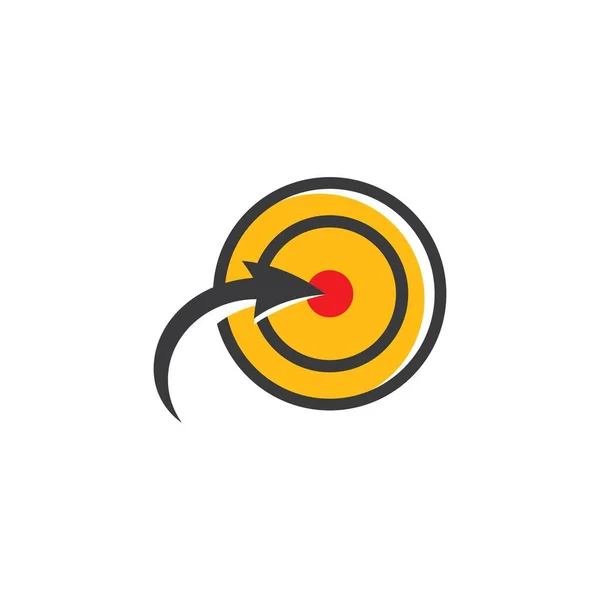 Target Icon Vector Ilustration Template — 스톡 벡터