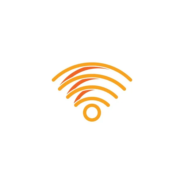 Беспроводная Башня Логотип Иллюстрации Вектор Иконка Плоский Дизайн — стоковый вектор