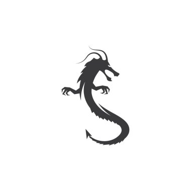 Ejderha logosu vektör çizimi