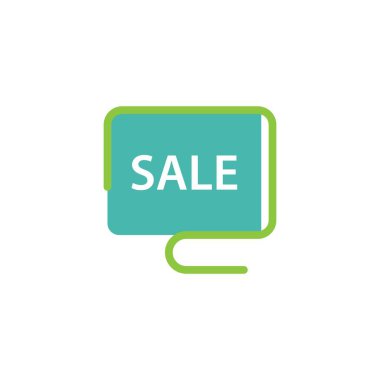 Boş pankart indirimi etiketi vektör şablonu