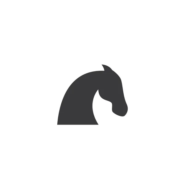 Πρότυπο Λογότυπο Άλογο Σχεδιασμός Εικονογράφησης Διάνυσμα — Διανυσματικό Αρχείο
