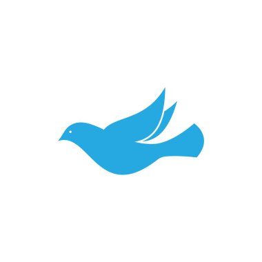 kuş logosu illüstrasyon vektör tasarımı