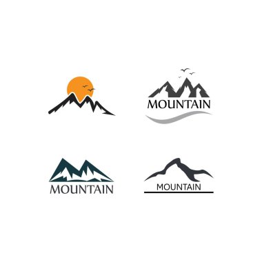 Dağlar Logo Şablonu vektör tasarımı
