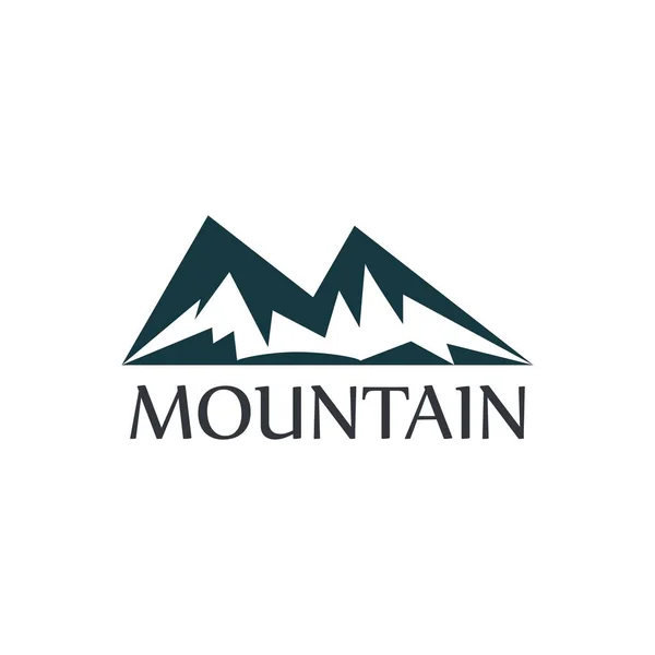 Montanhas Logo Template Vetor Design — Vetor de Stock