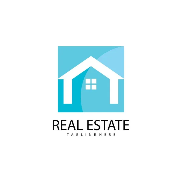 Immobilier Immobilier Construction Logo Design — Image vectorielle